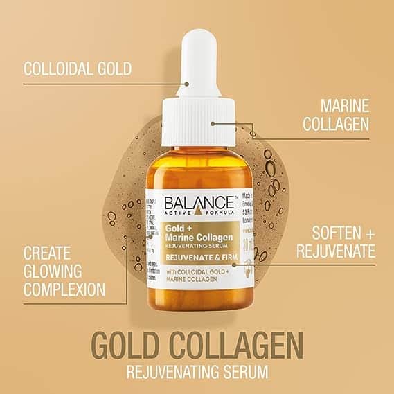 سرم گلد کلاژن بالانس 30 میل Balance Skincare Gold Collagen Rejuvenating Serum