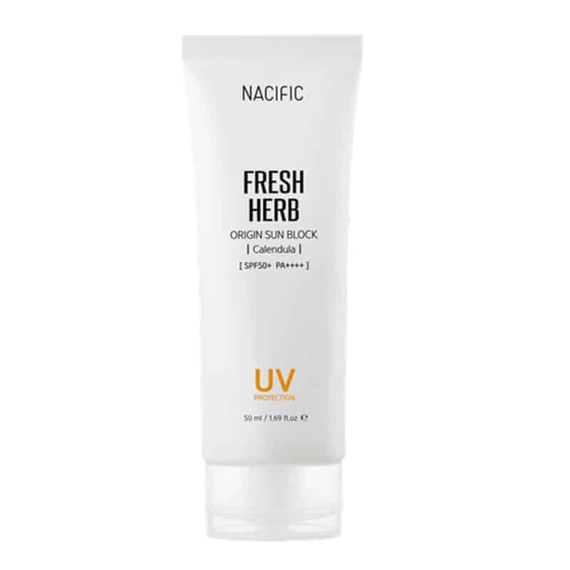 ضد آفتاب تسکین دهنده فرش هرب نسفیک 50 میل  NACIFIC Fresh Herb Origin Sun Block Calendula spf50