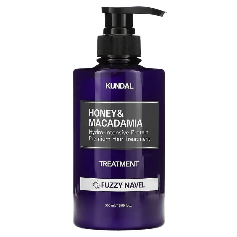 پروتئین ماکادمیا کوندال مدل فازی Wholesale Kundal Honey & Macadamia Protein Hair Treatment 500ml – Fuzzy Navel