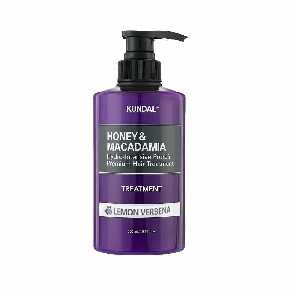 پروتئین ماکادمیا کوندال عصاره لیمو Kundal – Honey &amp; Macadamia Protein Hair Treatment 500ml – Lemon Verbena