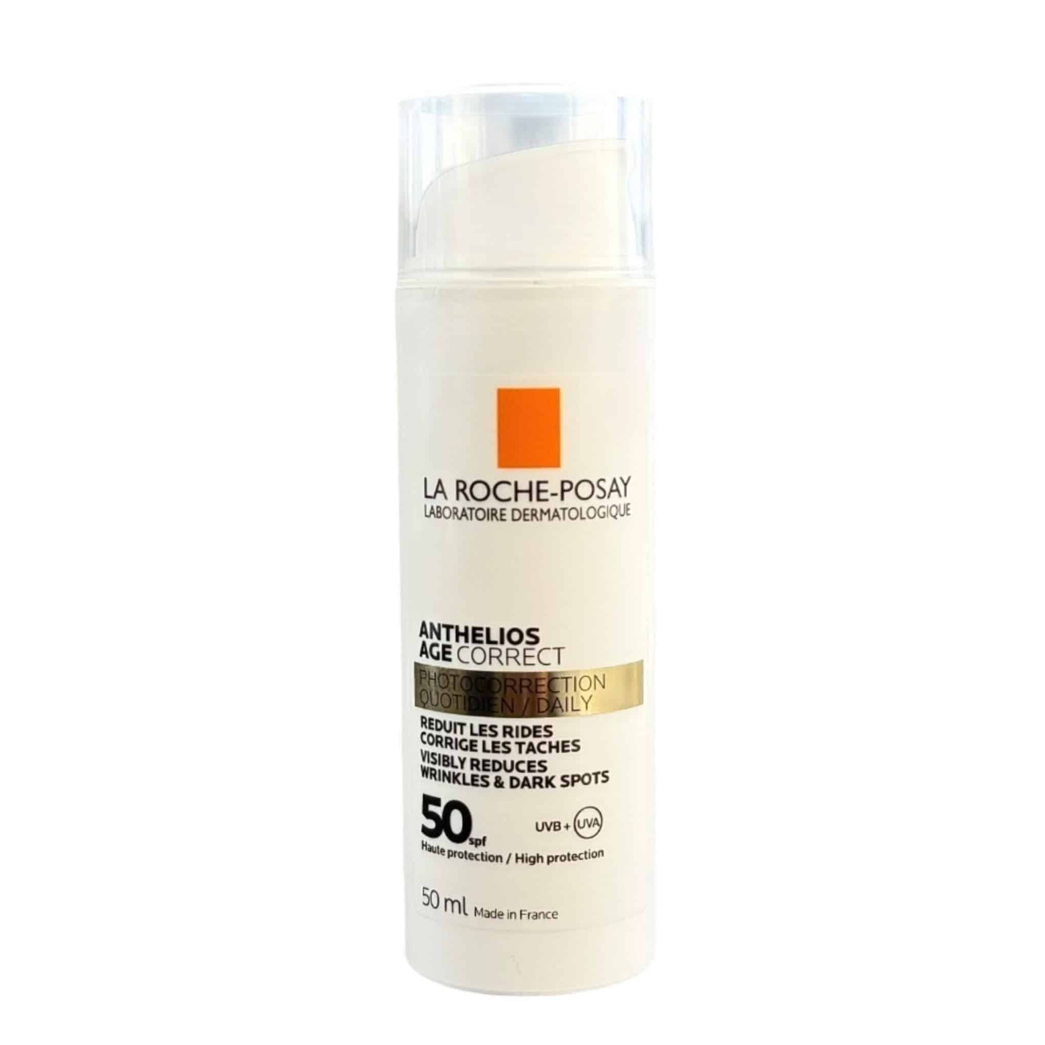 کرم ضد آفتاب بی رنگ ضد چروک و لک SPF50 آنتلیوس لاروش پوزای