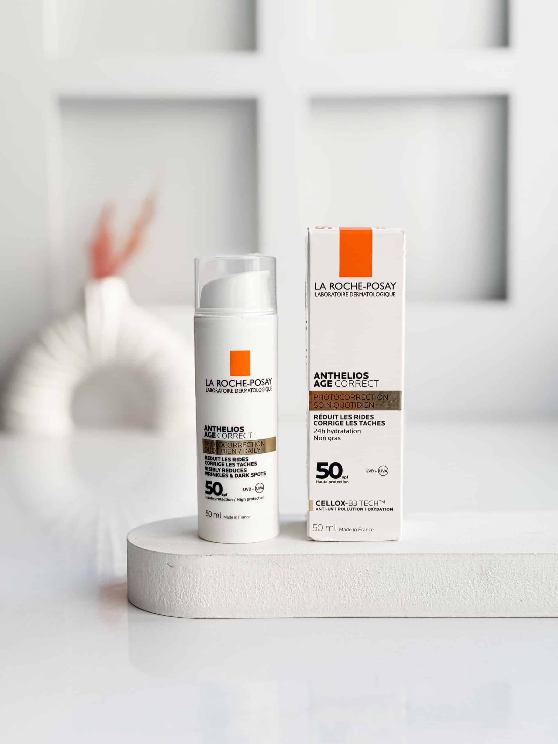 کرم ضد آفتاب بی رنگ ضد چروک و لک SPF50 آنتلیوس لاروش پوزای