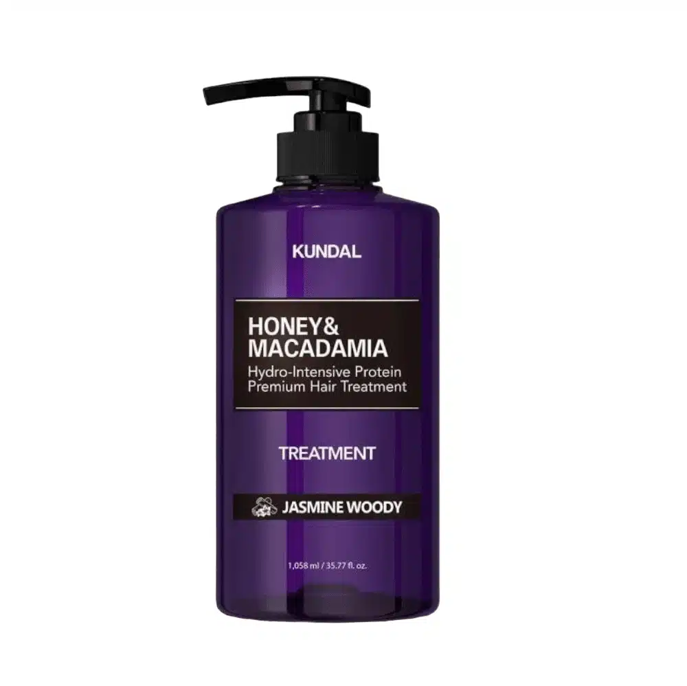 پروتئین ماکادمیا کوندال یاس وودی Kundal – Honey &amp; Macadamia Protein Hair Treatment 500ml – Jasmine Woody