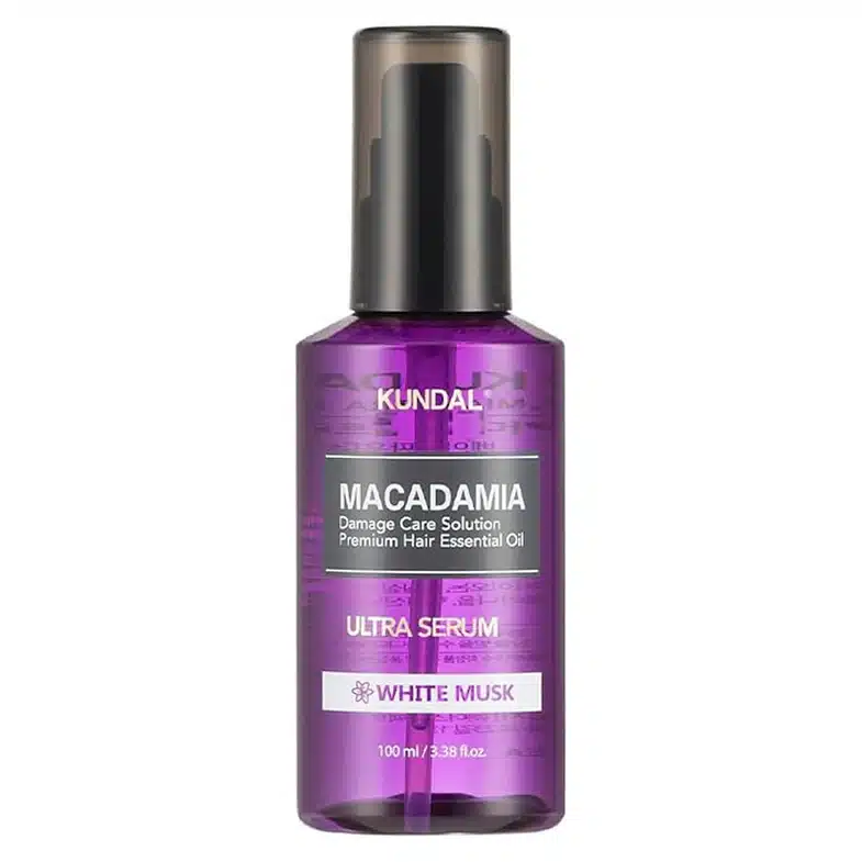 سرم مو ماکادمیا اولترا کوندال مشک سفید KUNDAL Macadamia Ultra Hair Serum White Musk 100mil