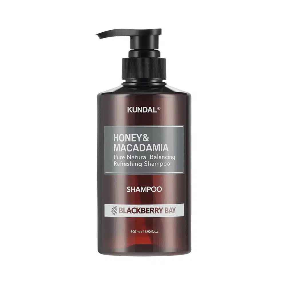 شامپو ماکادمیا کوندال بلک بری Kundal – Honey & Macadamia Nature Shampoo 500ml – Blackberry Bay