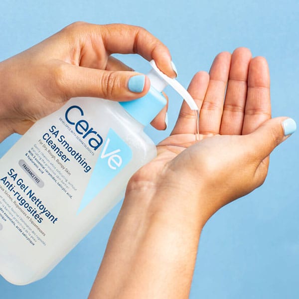 ژل شستشوی پوست خشک، زبر و پوسته پوسته شده سراوی Cerave Sa Smoothing Cleanser 473Ml
