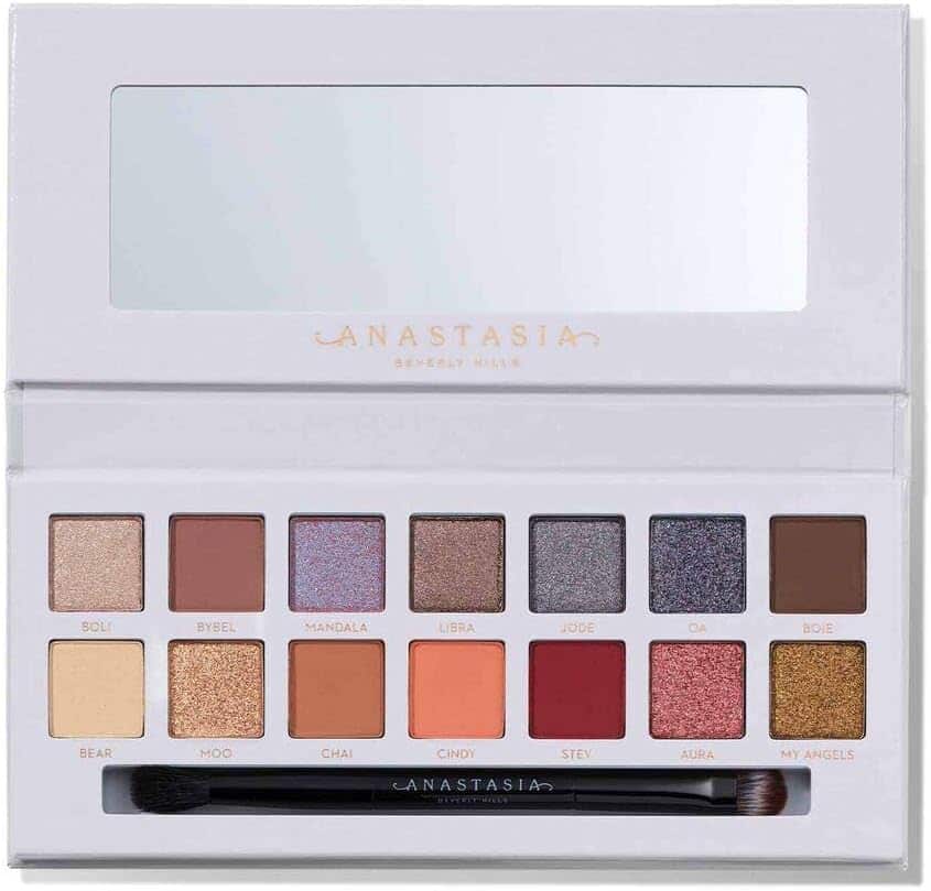پالت سایه چشم پودر براق کارلی بیبل آناستازیا Carli Bybel Radiant Powder eyeshadow anastasia