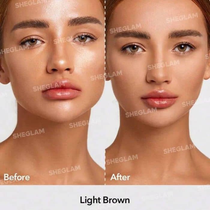 پودر فیکس شیگلم قهوه ای روشن Sheglam Light Brown