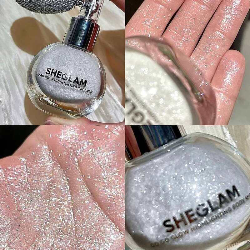 بادی میست در 3 رنگ (اسپری شاین بدن ، مو ، لباس ) شیگلم Sheglam Glow Highlighting Body Mist Gold