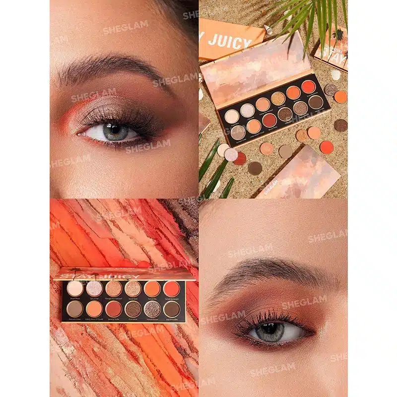 پالت سایه چشم متالیک استای جویسی شیگلم Stay Juicy Metallic eyeshadow Sheglam