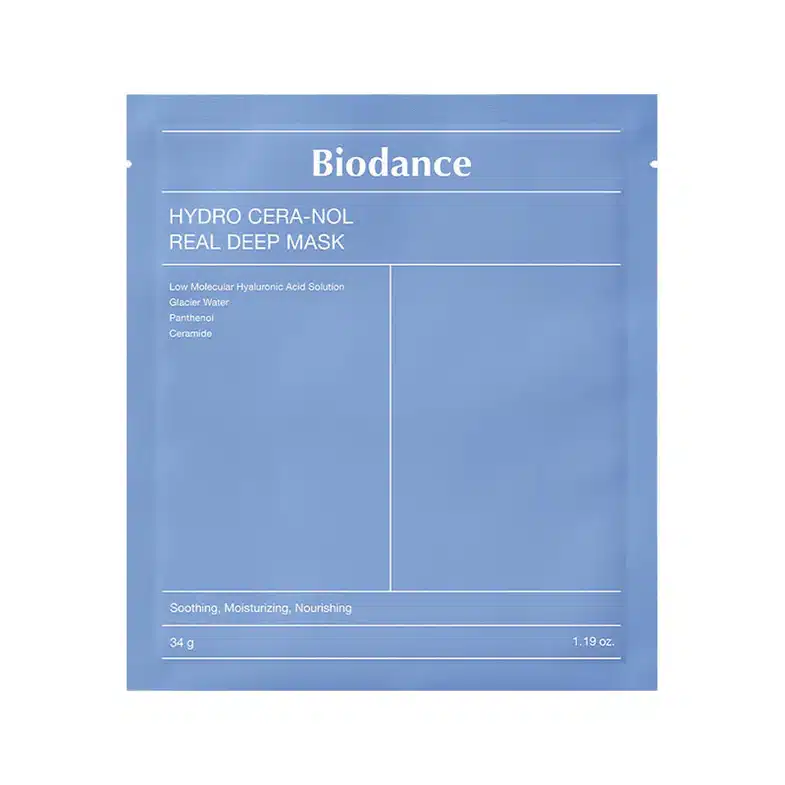 ماسک آبرسان و تقویت کننده بایودنس تک (جدا شده از پک) Biodance Hydro Cera-nol Real Deep Mask