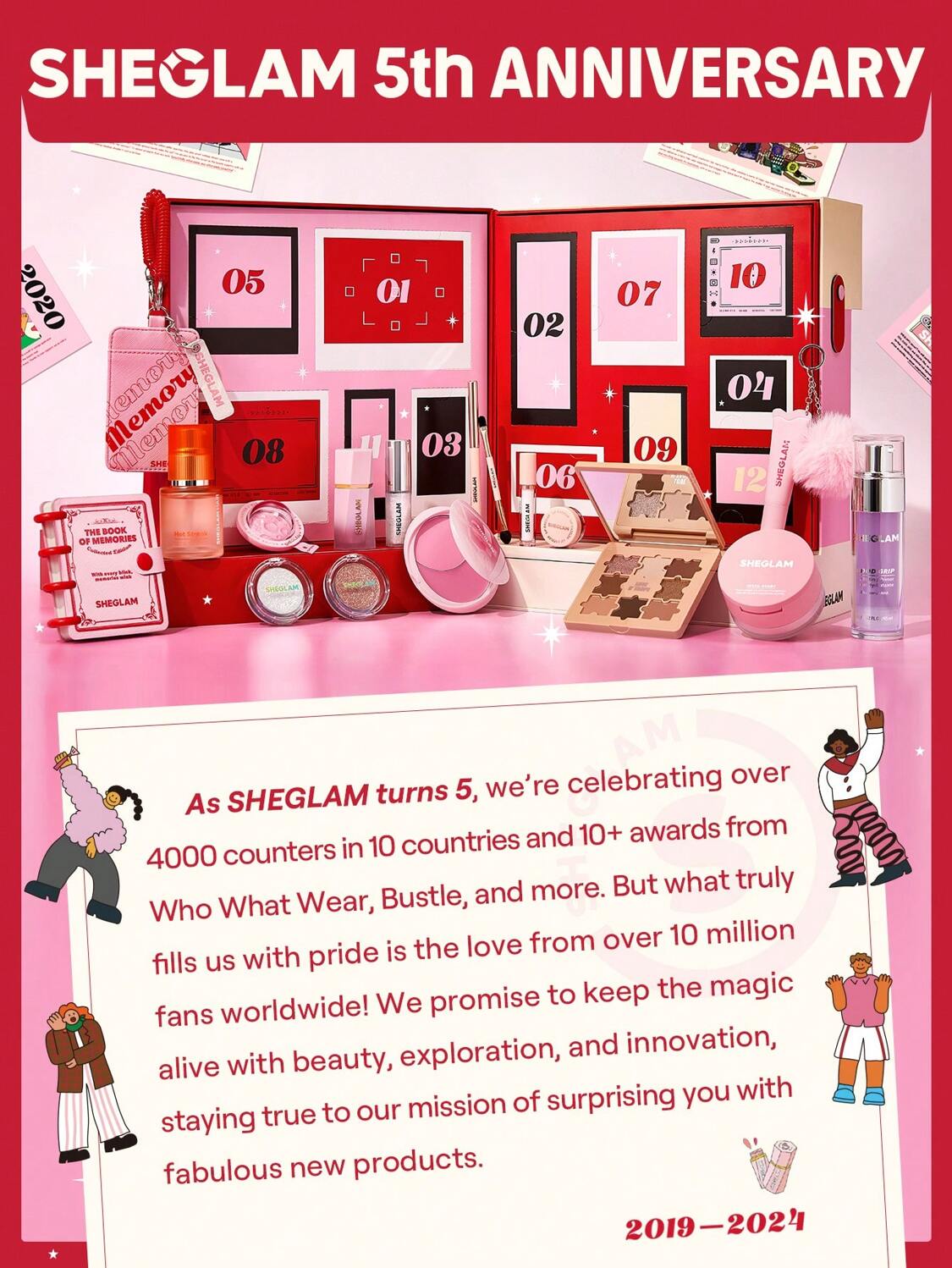 کالکشن شیگلم مدل جعبه خاطرات Sheglam Memory Box