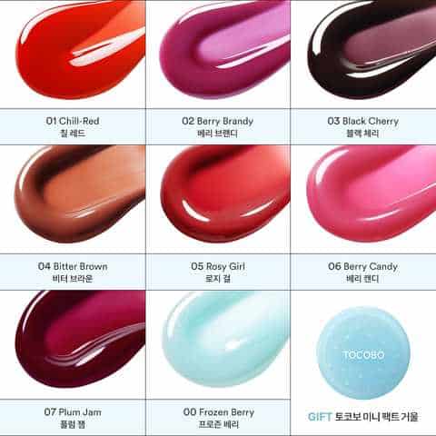 روغن لب (لیپ اویل) حجم دهنده توکوبو tocobo juicy berry plumping lip oil
