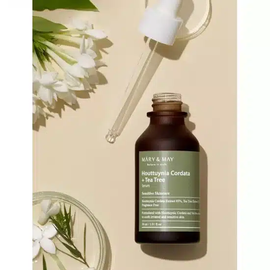 سرم منافذ درخت چای و هوتوینیا مری اند می 30 میل Mary&May – Houttuynia Cordata +Tea Tree Serum
