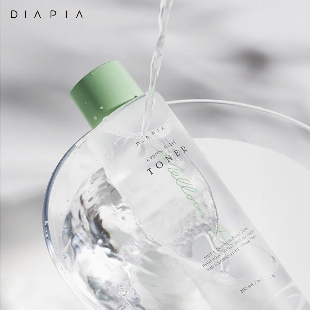 ست سرم آمپولی و تونر تسکین دهنده ، مرطوب کننده دیاپیا  DIAPIA Toner 200ml + Ampoul Serum 50ml Set