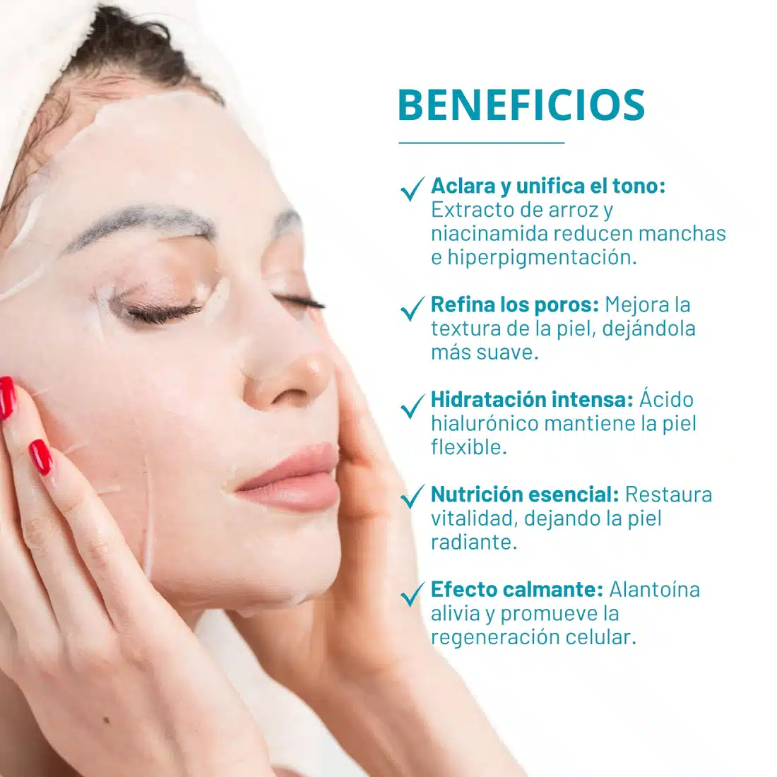 ماسک سفید کننده برنج دیاپیا 10 عددی DIAPIA Whitening Mask