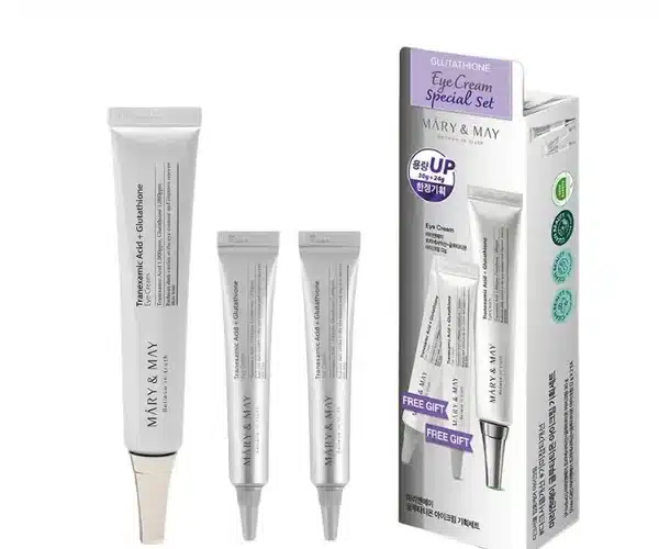ست سه تایی دورچشم مری اند می حاوی گلوتاتیون  30 گرم + 12 گرم + 12 گرم [Mary&May] Glutathione Eye Cream Special Set