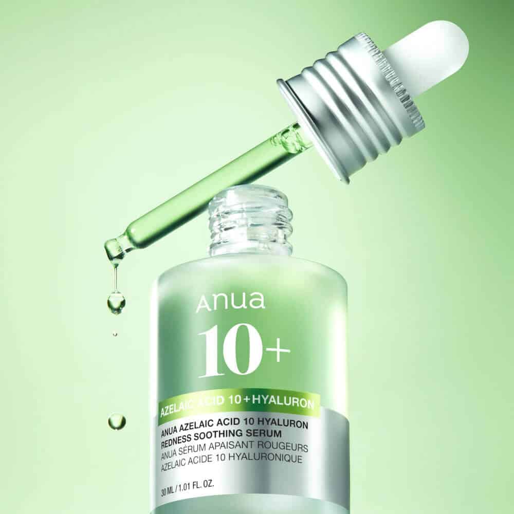 سرم تسکین دهنده قرمزی آنوا آزلائیک اسید 10 هیالورون Anua Azelaic Acid 10 Hyaluron Soothing Serum