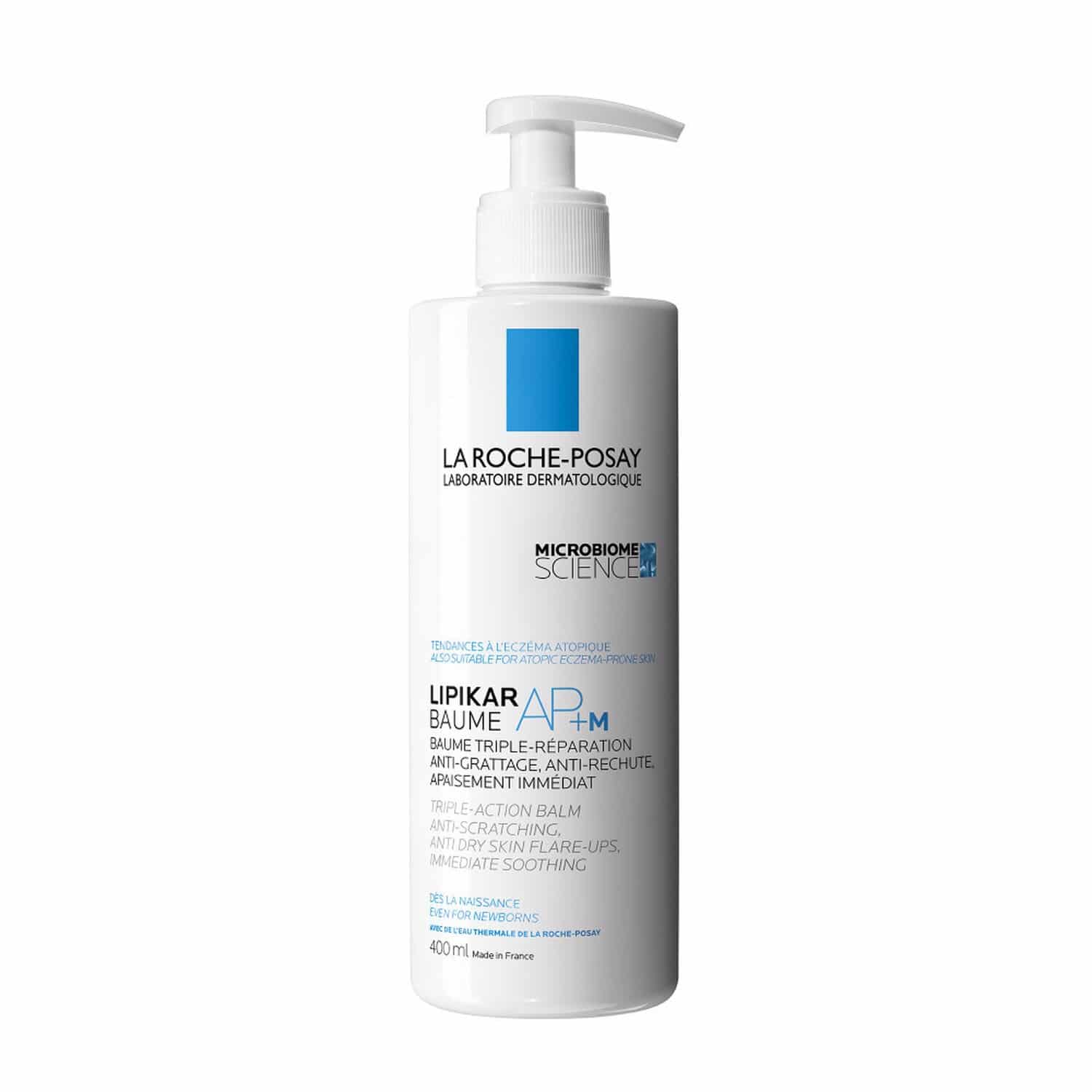 بالم بدن و صورت آبرسان و‌مرطوب کننده لیپیکار لاروش پوزای a-roche Posay lipikar baume AP+M Body Balm, 400ml