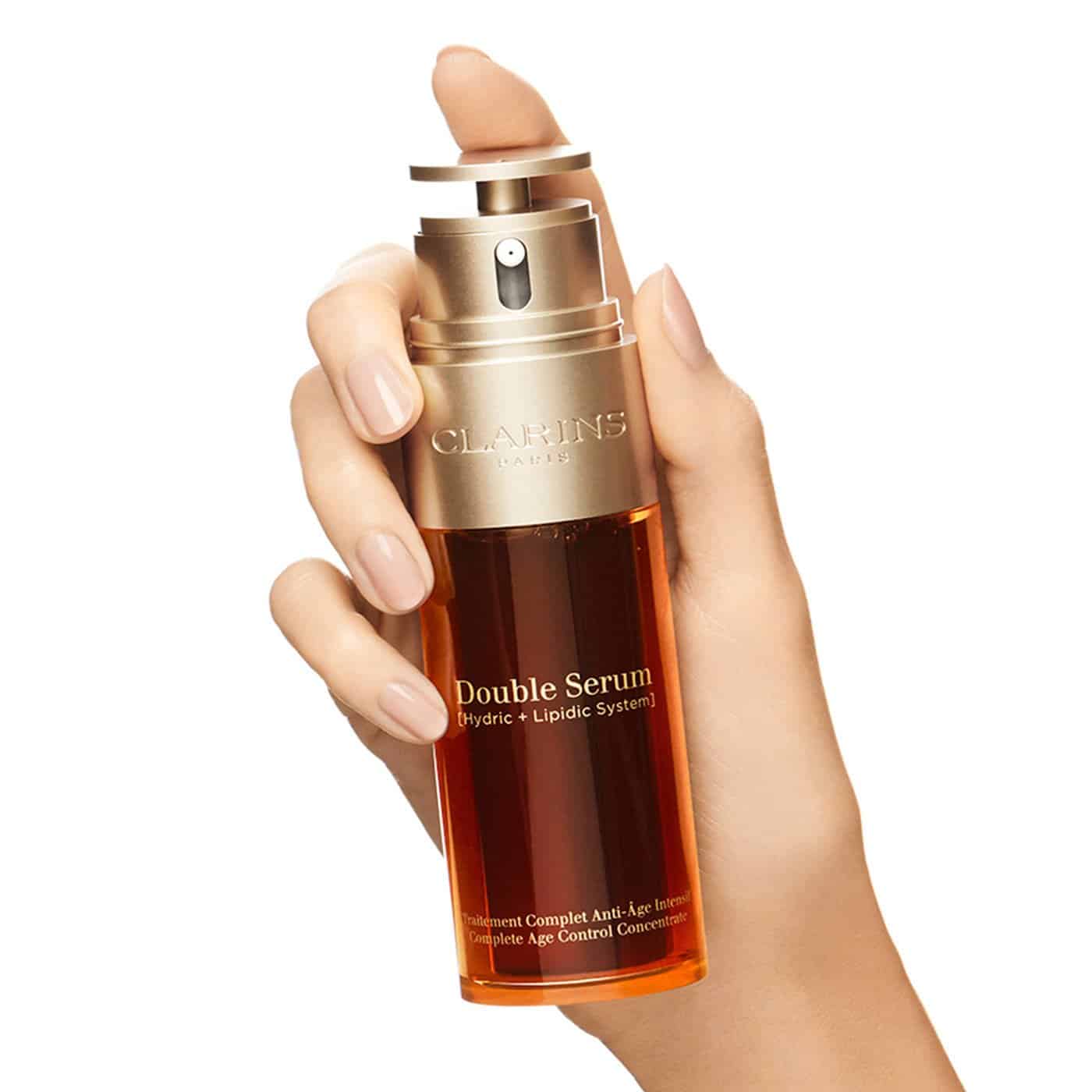 دابل سرم ضد چروک کلارنس حجم 30 میل Clarins Double Serum Complete Age Control Concentrate