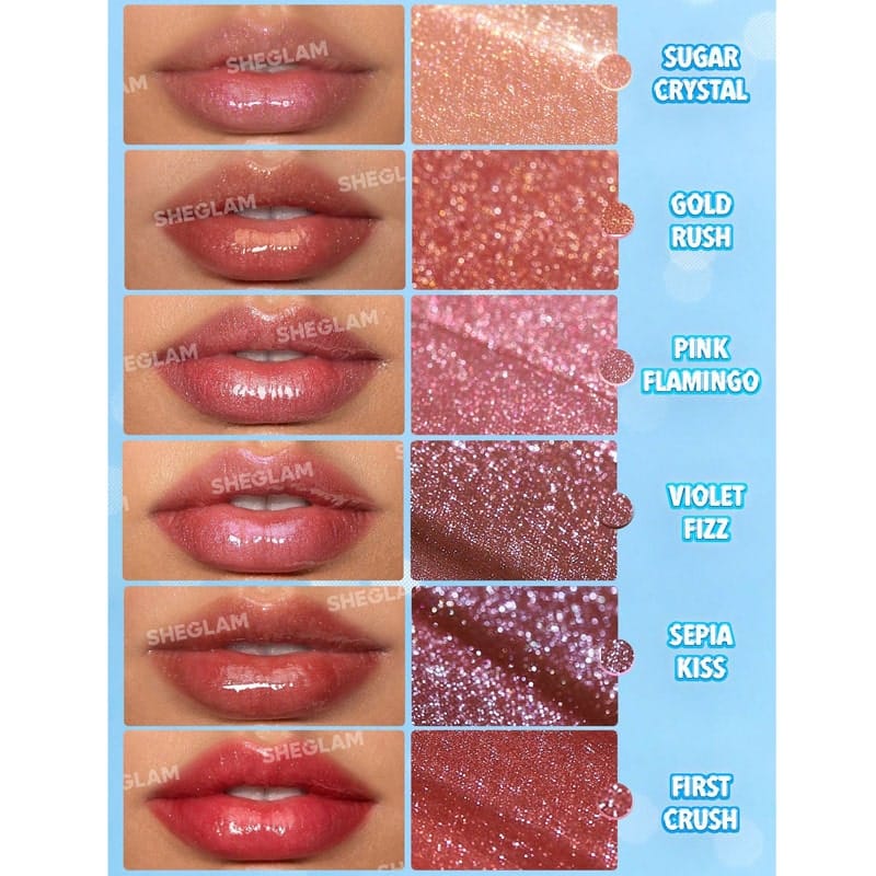 لیپ پلامپر شیگلم در رنگ های جذاب Sheglam pout perfect shine lip plumper
