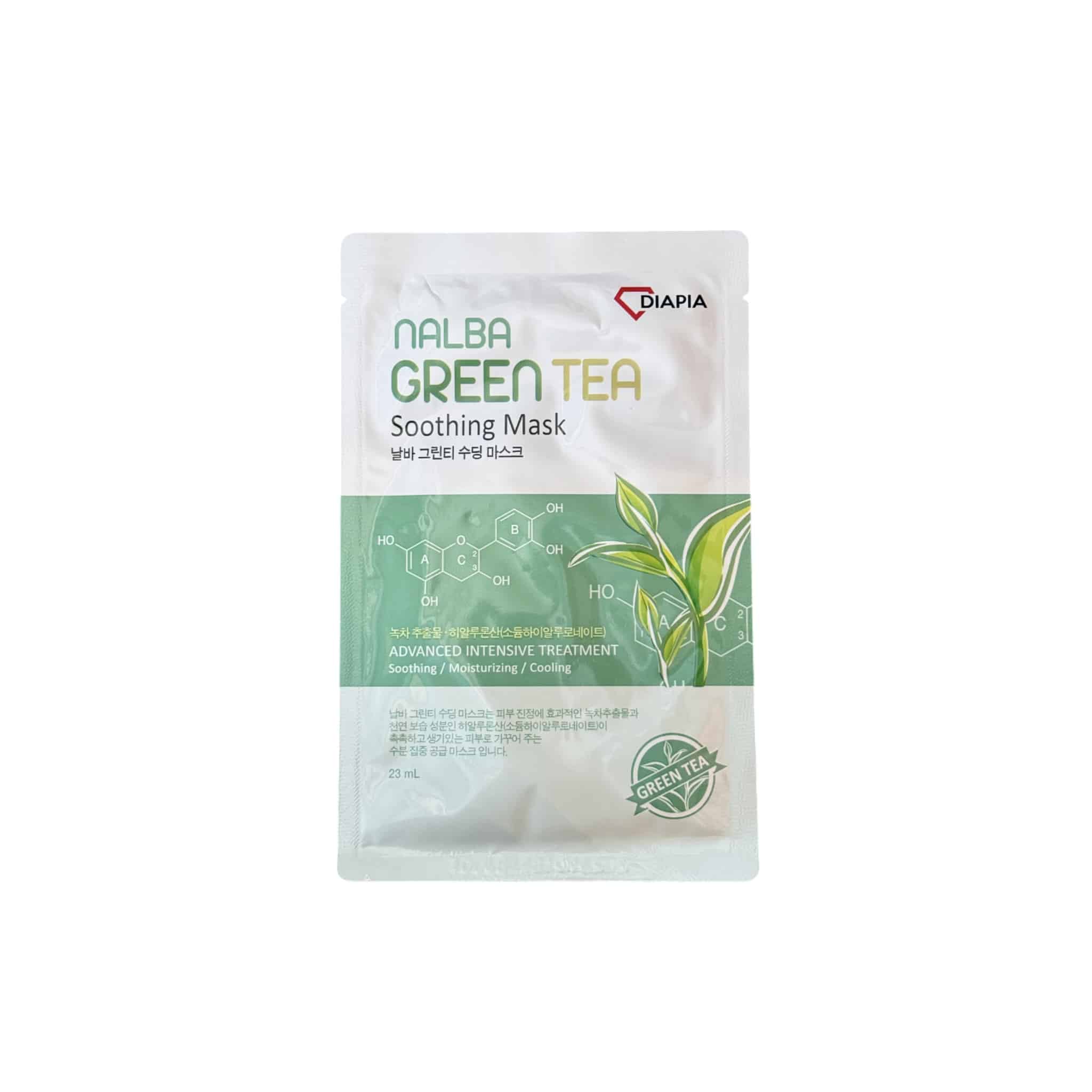 ماسک تسکین دهنده چای سبز دیاپیا(جدا شده از پک) Green Tea Soothing Mask