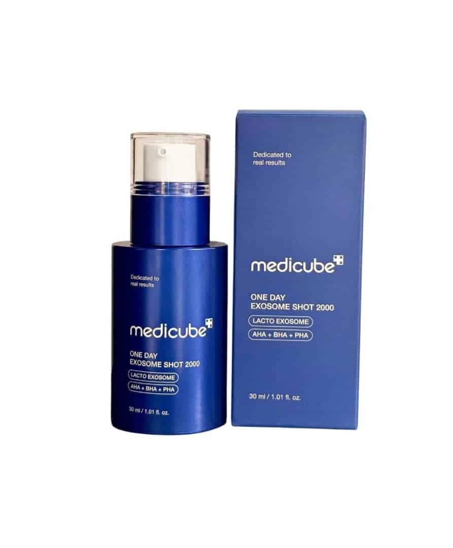 سرم کنترل منافذ و لایه بردار One Day Exosome Shot 2000 مدی کیوب Medicube One Day Exosome Shot  2000
