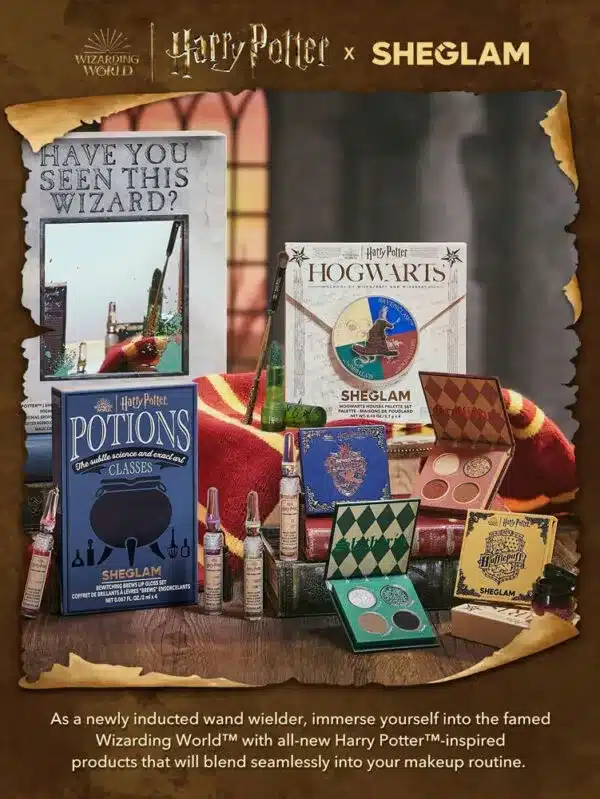 ست هدیه و گیفت آرایشی شیگلم مدل HARRY POTTER™ شیگلم SHEGLAM HARRY POTTER™ FULL COLLECTION SET