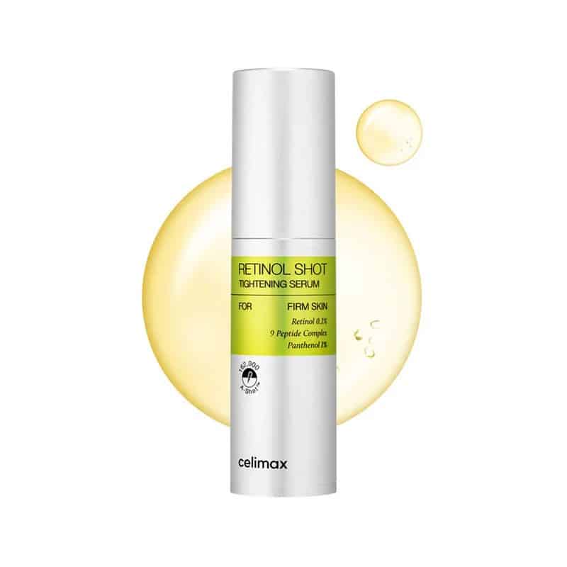 سرم سفت کننده شات رتینول سلیمکس 30 میل Celimax The Vita-A Retinol Shot Tightening Serum
