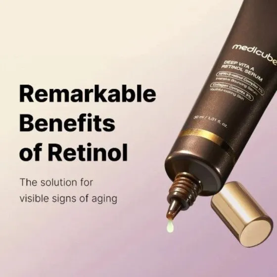 سرم رتینول مدی کیوب 30 میل |  Medicube Deep Vita A Retinol Serum