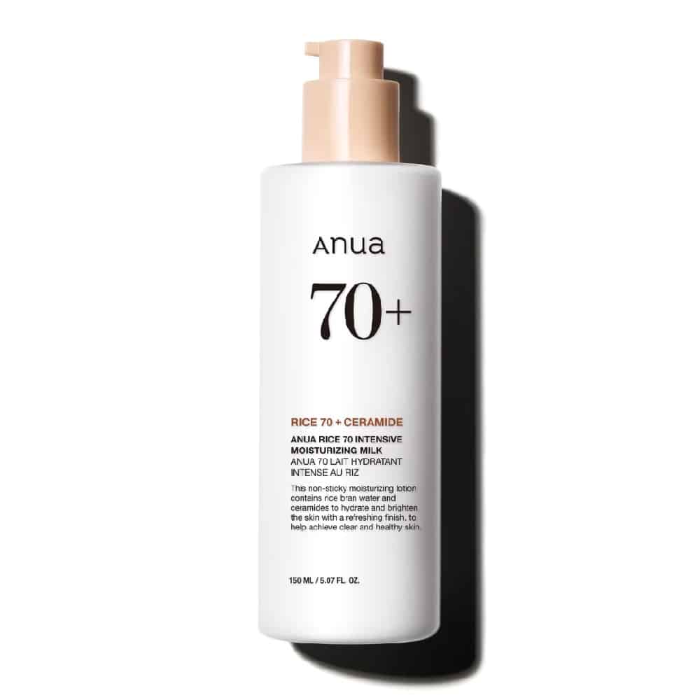 مرطوب کننده و روشن کننده برنج و سراماید آنوا – ANUA Rice 70 Intensive Moisturizing Milk