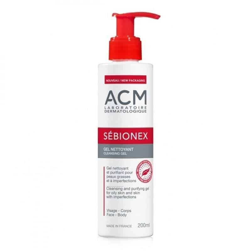 شوینده سبیونکس مناسب پوست چرب ای سی ام 200 میل ACM Sebionex Cleaning Gel 200 ml- Packaging may vary, Pack of 1