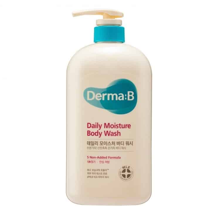 بادی واش روزانه درما بی بارایحه معطر 1000 میل DERMA B Daily Moisture Body Wash, Moisturizing Foaming Cleanser for Dry Skin