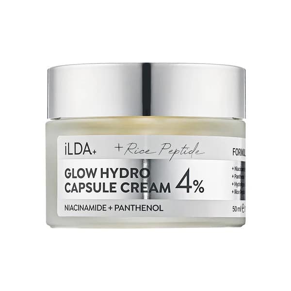 کرم کپسولی ایلدا حاوی نیاسینامید و پنتنول iLDA Glow Hydro Capsule Cream 50ml