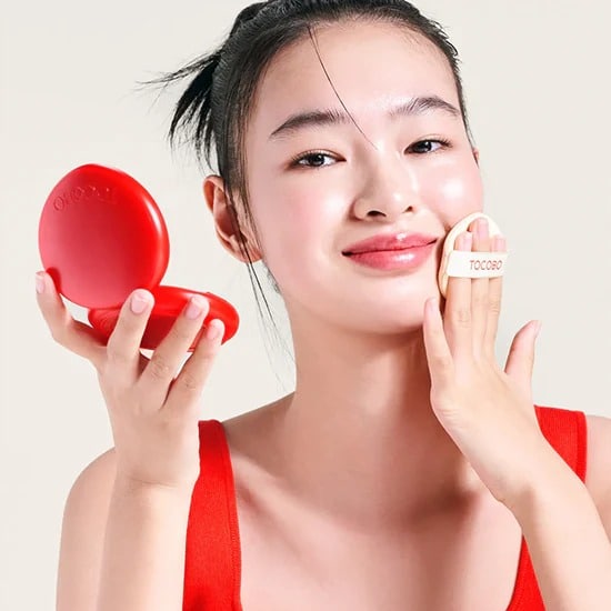 کوشن توکوبو در تناژ رنگ های مختلف TOCOBO Apple Dewy Fit Cushion