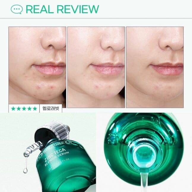 سرم ضد لک و تسکین دهنده برینگ گرین BRING GREEN Zinc Teca 1.2% Blemish Serum 25ml