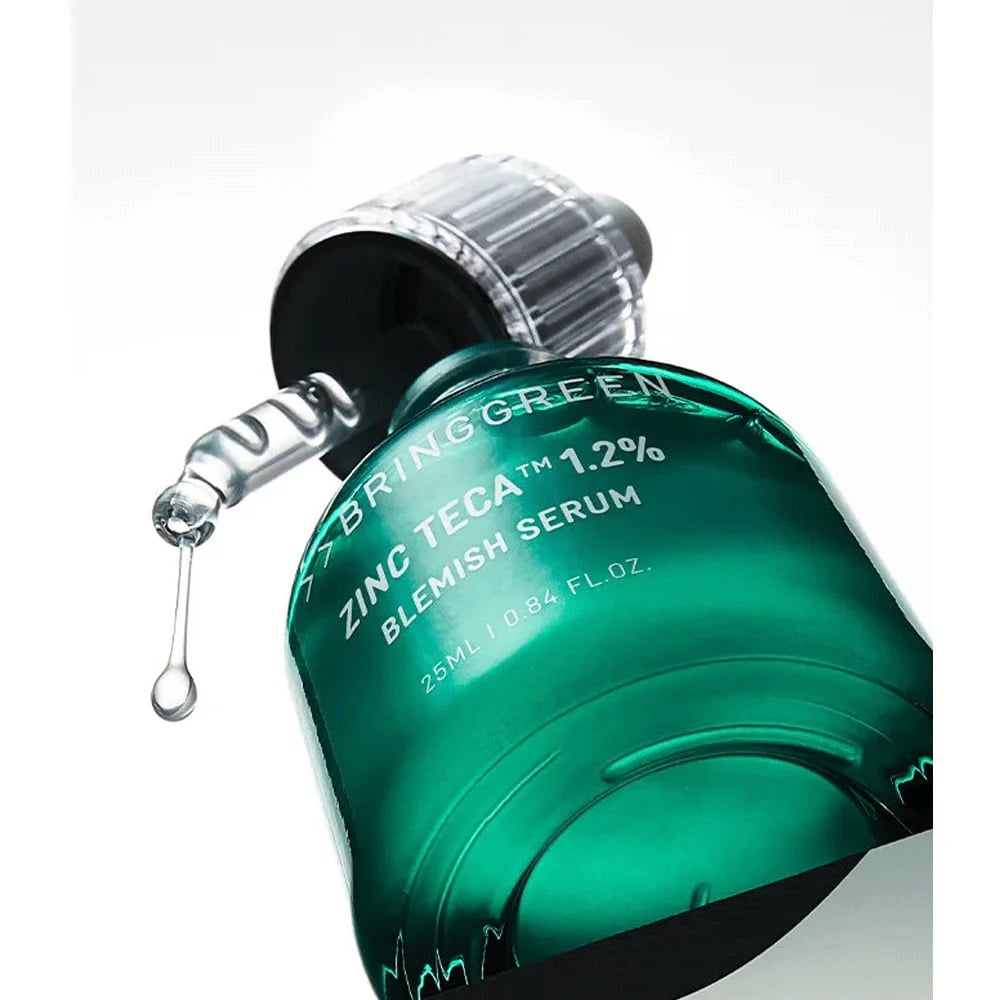 سرم ضد لک و تسکین دهنده برینگ گرین BRING GREEN Zinc Teca 1.2% Blemish Serum 25ml