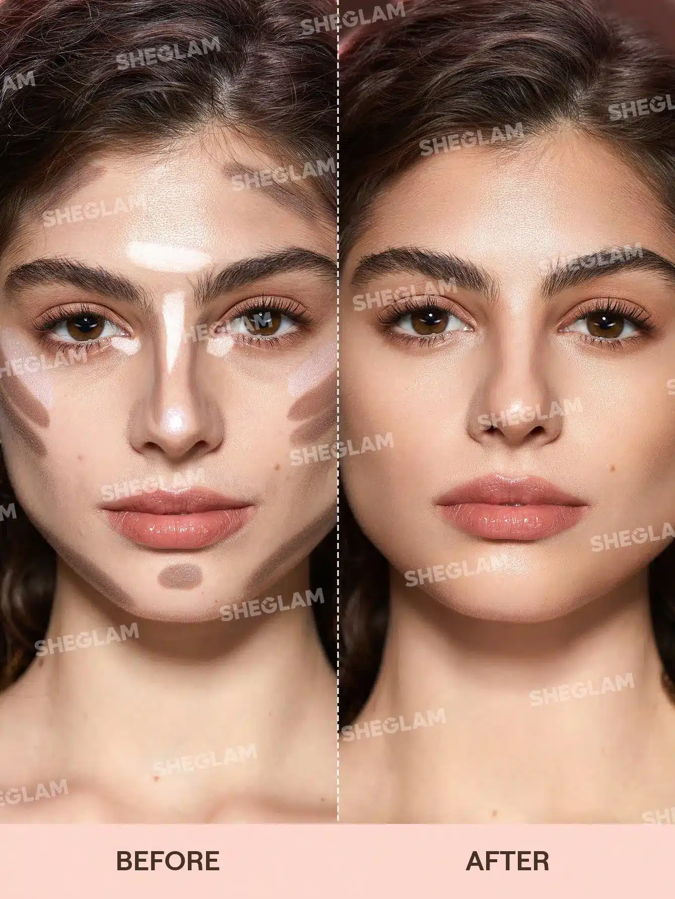 قلم 4 طبقه کانتور کانسیلر شیگلم Sheglam مدل Multi-Glam