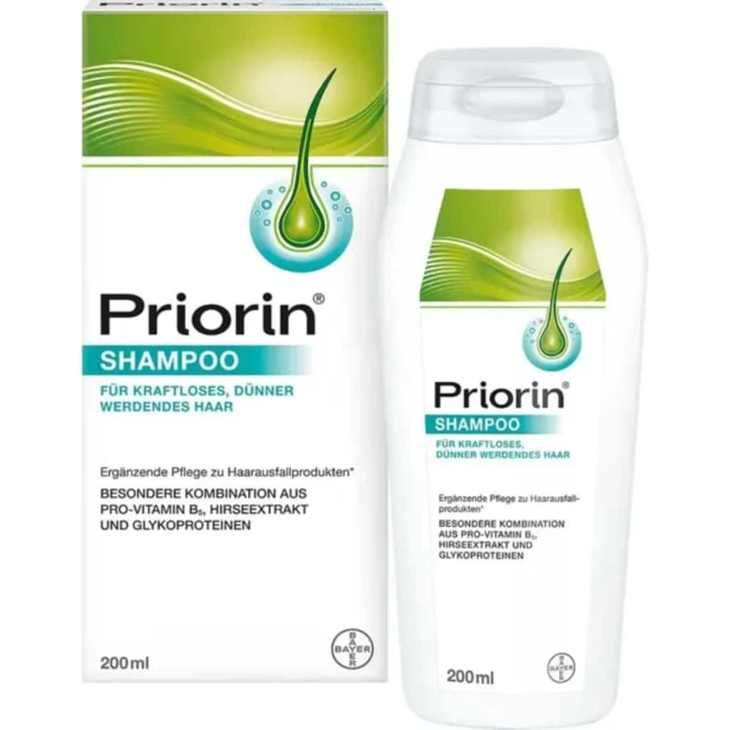 شامپو ضد ریزش پریورین بایر آلمان 200 میل priorin shampoo