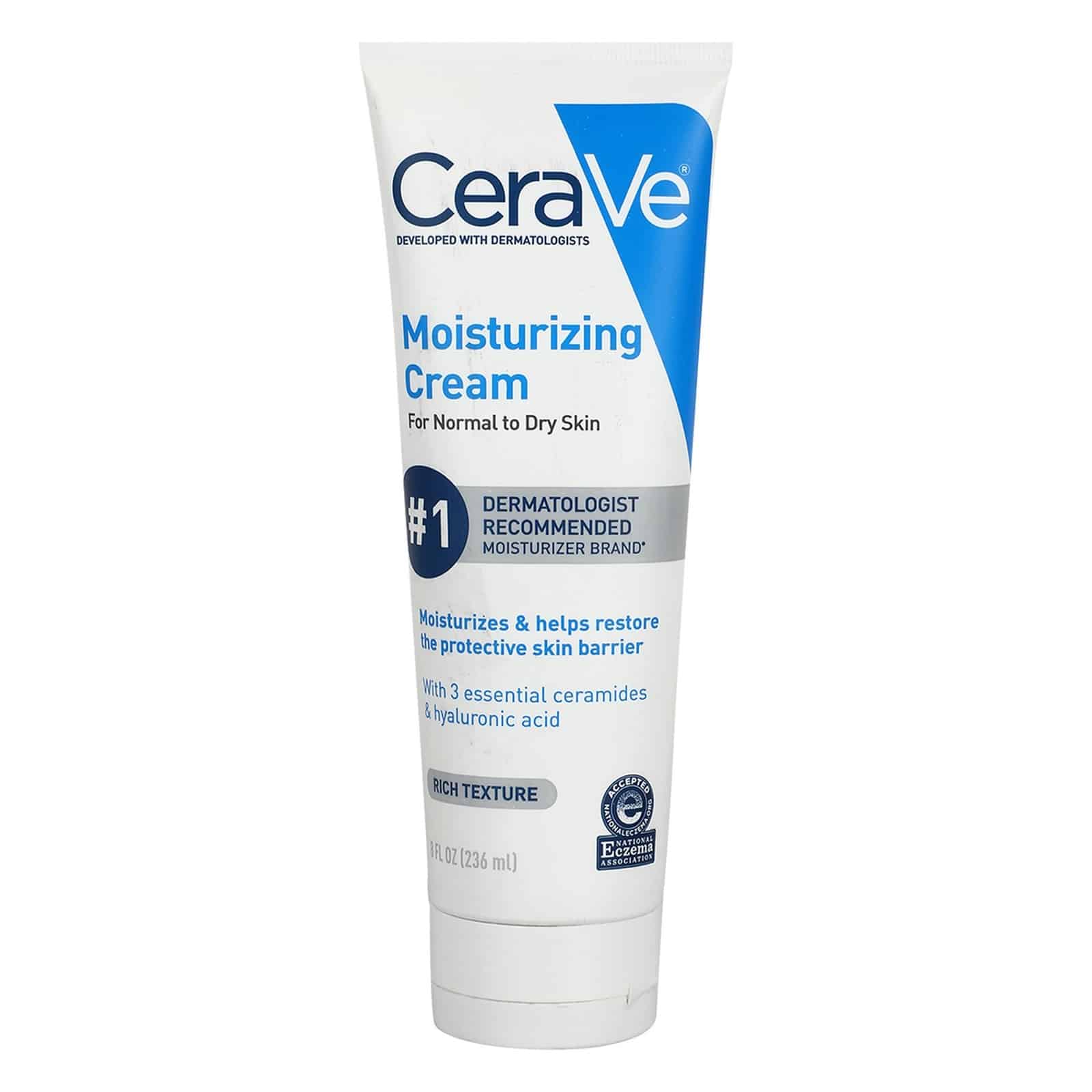 کرم تیوپی مرطوب کننده پوست نرمال تا خشک سراوی 236 میل Cerave moisturizing cream