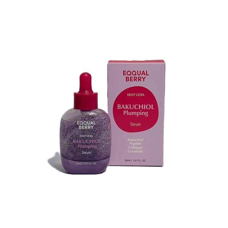 سرم باکوچیول پلامپینگ اکوال بری ضد چروک و ترمیم کننده پوست 30 میل EQQUALBERRY Bakuchiol Plumping Serum