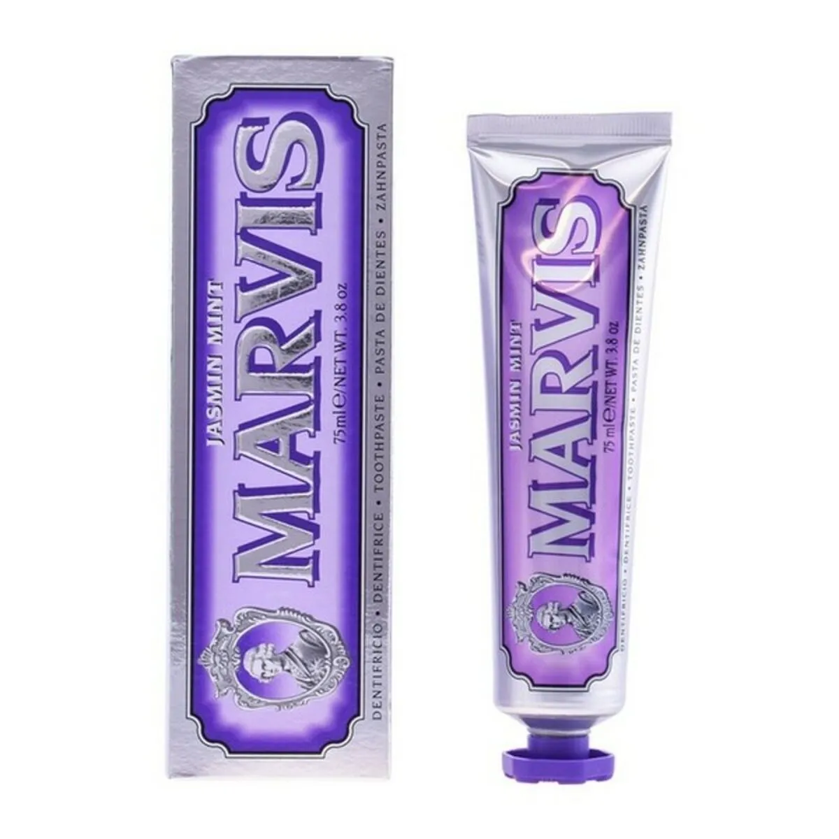 خمیر دندان یاس و نعنا مارویس مدل جاسمین مینت 75 میل Marvis MARVIS Jasmin Mint toothpaste
