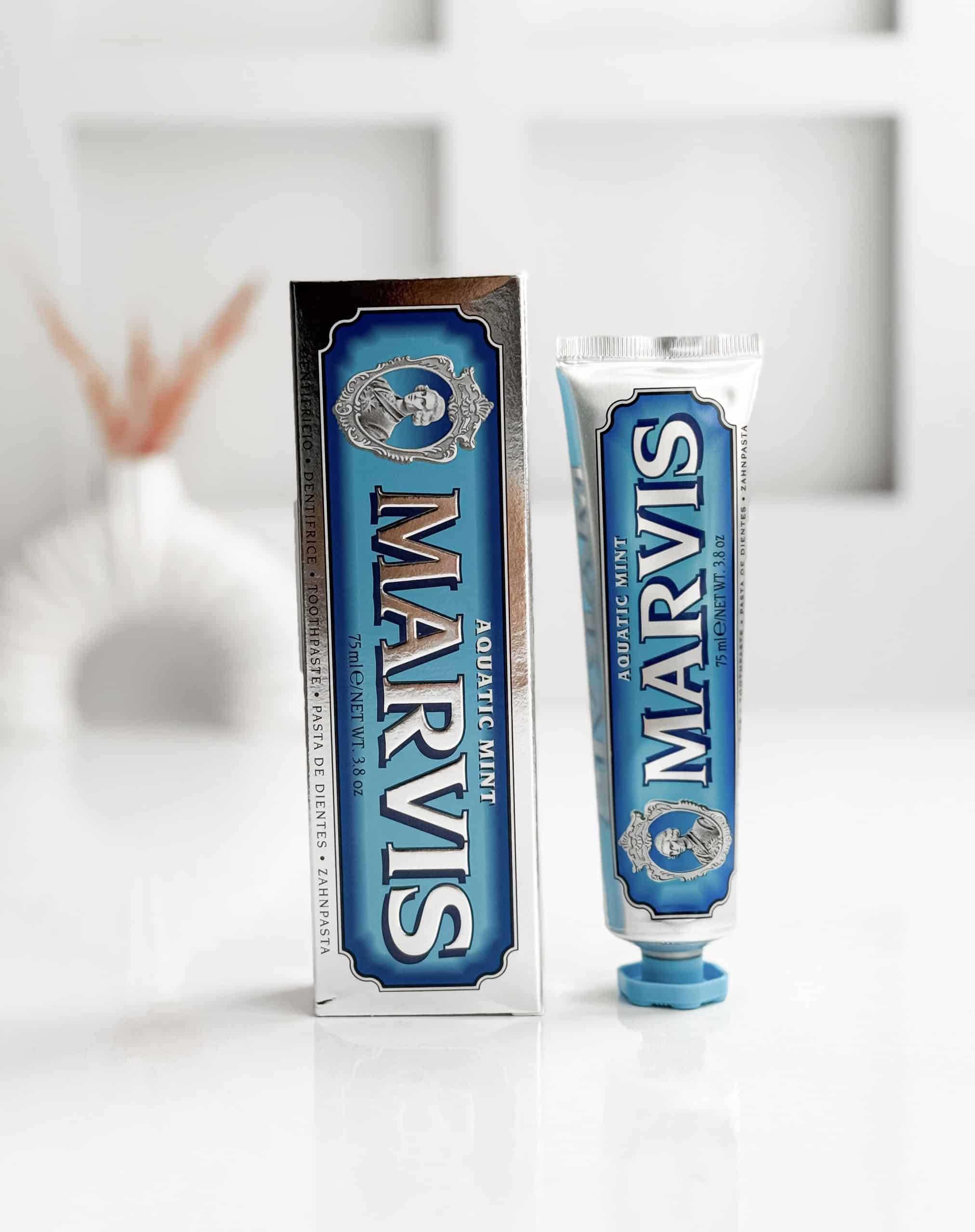 خمیر دندان نعناع دریایی مدل آکواتیک مارویس 75 میل Marvis Aquatic Mint