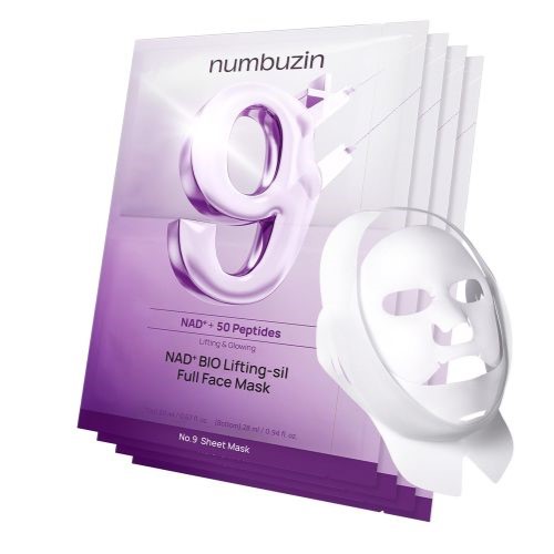 ماسک ورقه ای شماره 9 نامبوزین لیفتینگ و ضد چروک صورت و گردن (جدا شده از پک ) numbuzin No.9 Sheet Mask
