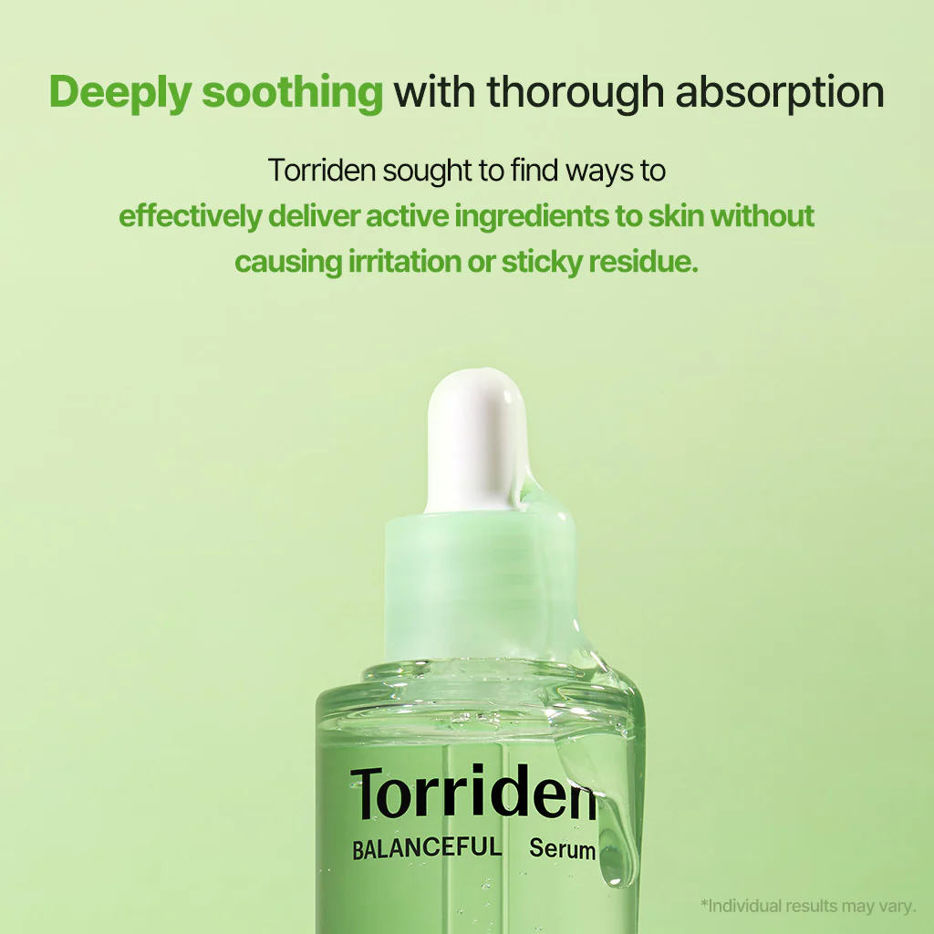 سرم آبرسان و تسکین دهنده سیکا توریدن 50 میل Torriden Balanceful Cica Calming Serum
