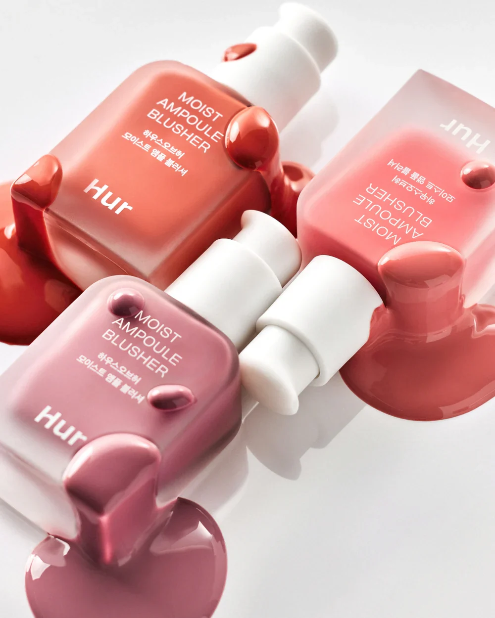رژ گونه آمپولی هاوس آف هور 20 میل در رنگ های متنوع Hur HOUSE OF HUR Moist Ampoule Blusher