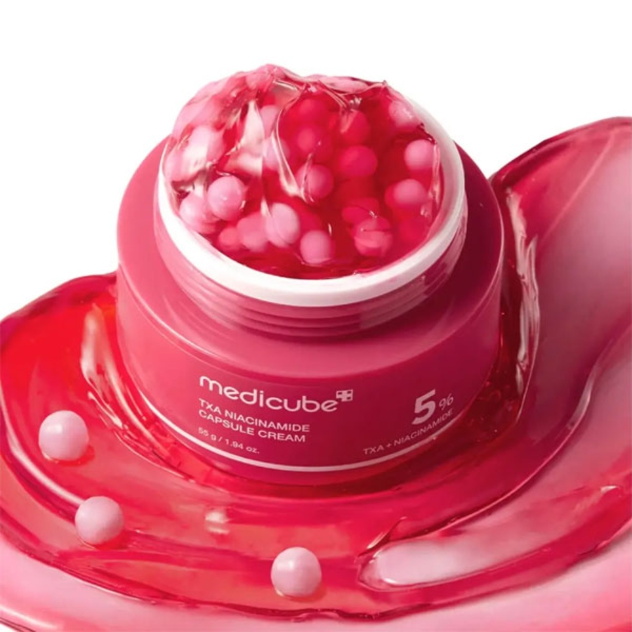 کرم کپسولی نیاسینامید و TXA مدی کیوب 55 گرم Medicube TXA Niacinamide Capsule Cream