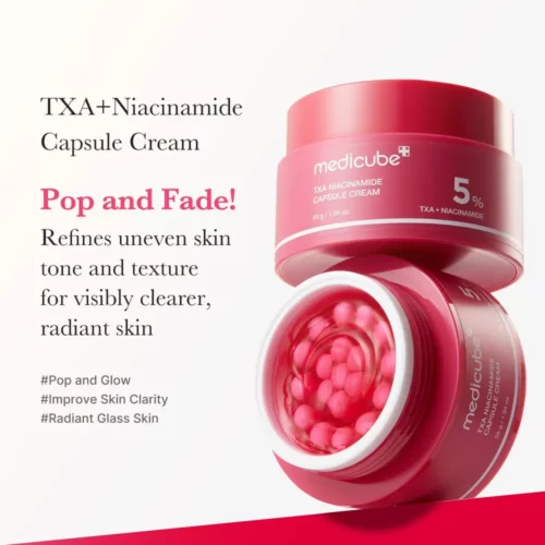 کرم کپسولی نیاسینامید و TXA مدی کیوب 55 گرم Medicube TXA Niacinamide Capsule Cream