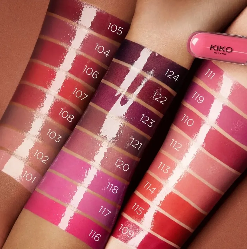 رژلب و لیپ گلاس مایع دوطرفه کیکو میلانو در رنگ های متنوع KIKO Milano Unlimited Double Touch