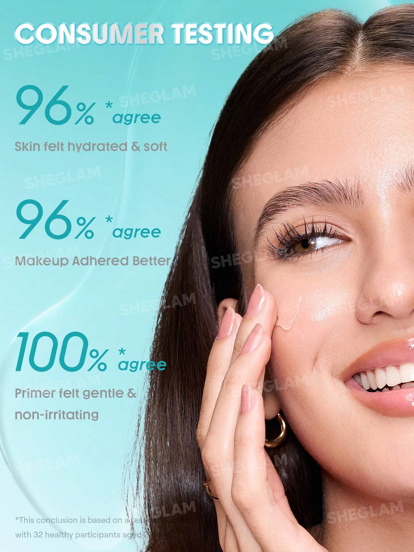 ژل پرایمر کاسه ای آبرسان 24 ساعته شیگلم حجم 50 گرم SHEGLAM Hydroslime Primer